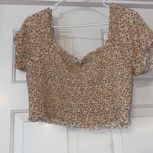 Aerie Floral Blouse